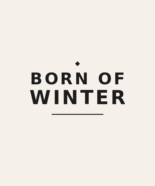 Born of Winter Nordic t-shirt design